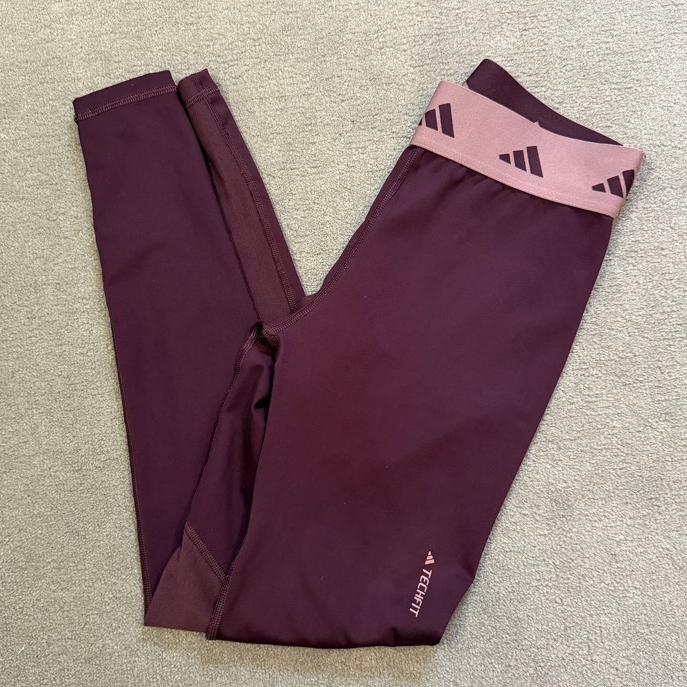 Adidas Maroon Yoga Pants - Germany National Team - Women's Small - Picture 9 of 9